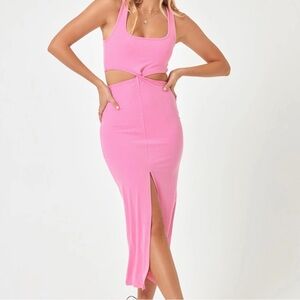 L*SPACE Skylar Dress, color: Guava, size: small, NEW!